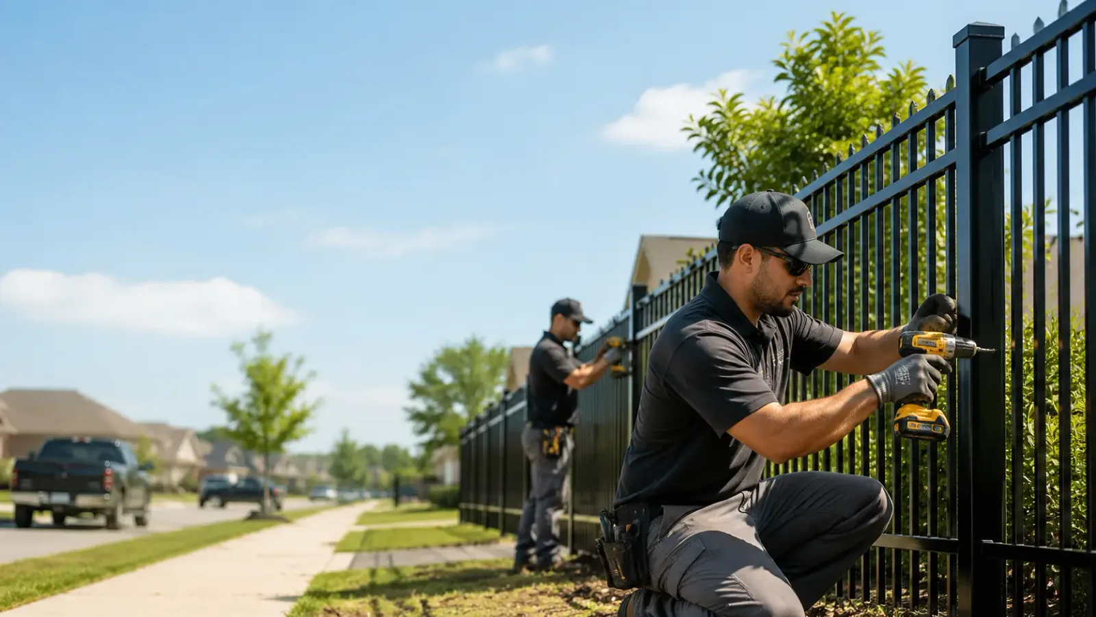 Metal Fence Installation in Bunker Hill, IL